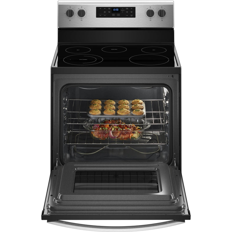 Whirlpool 30-inch Freestanding Electric Range with 5 Elements WFE505W0HS IMAGE 3