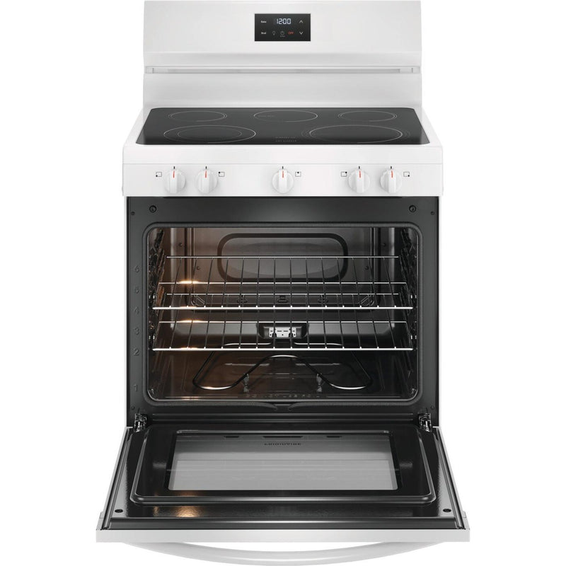 Frigidaire 30-inch Freestanding Electric Range with Even Baking Technology FCRE3052BW