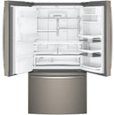 GE Profile 36-inch, 27.8 cu. ft. French 3-Door Refrigerator with Ice and Water PFE28KMKES IMAGE 4