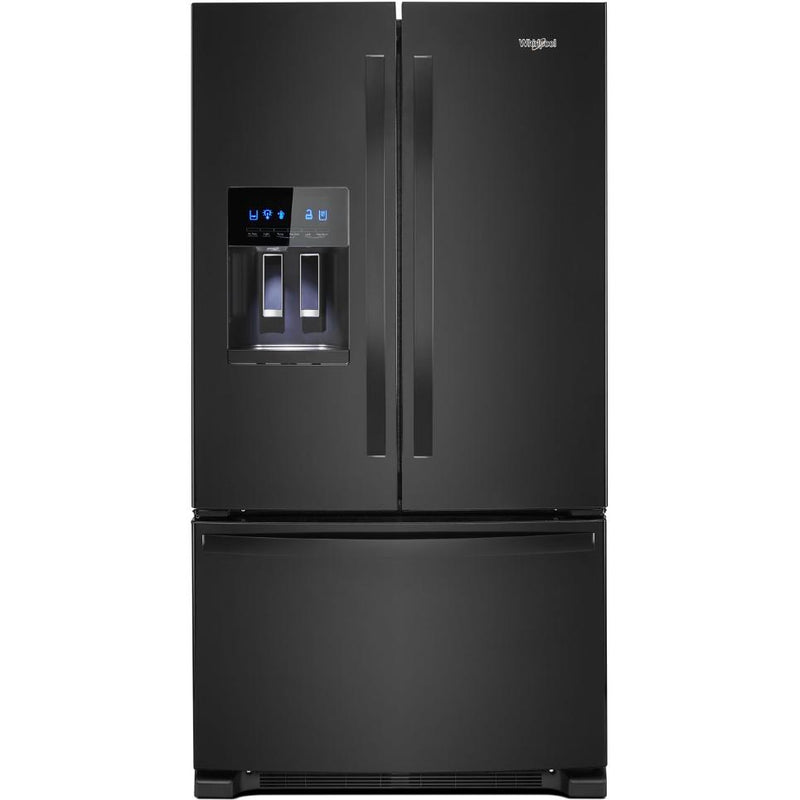 Whirlpool 36-inch, 24.7 cu. ft. French 3-Door Refrigerator with Ice and Water Dispensing System WRF555SDHB IMAGE 1