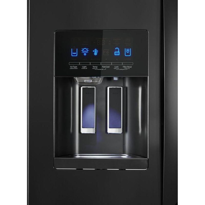 Whirlpool 36-inch, 24.7 cu. ft. French 3-Door Refrigerator with Ice and Water Dispensing System WRF555SDHB IMAGE 3