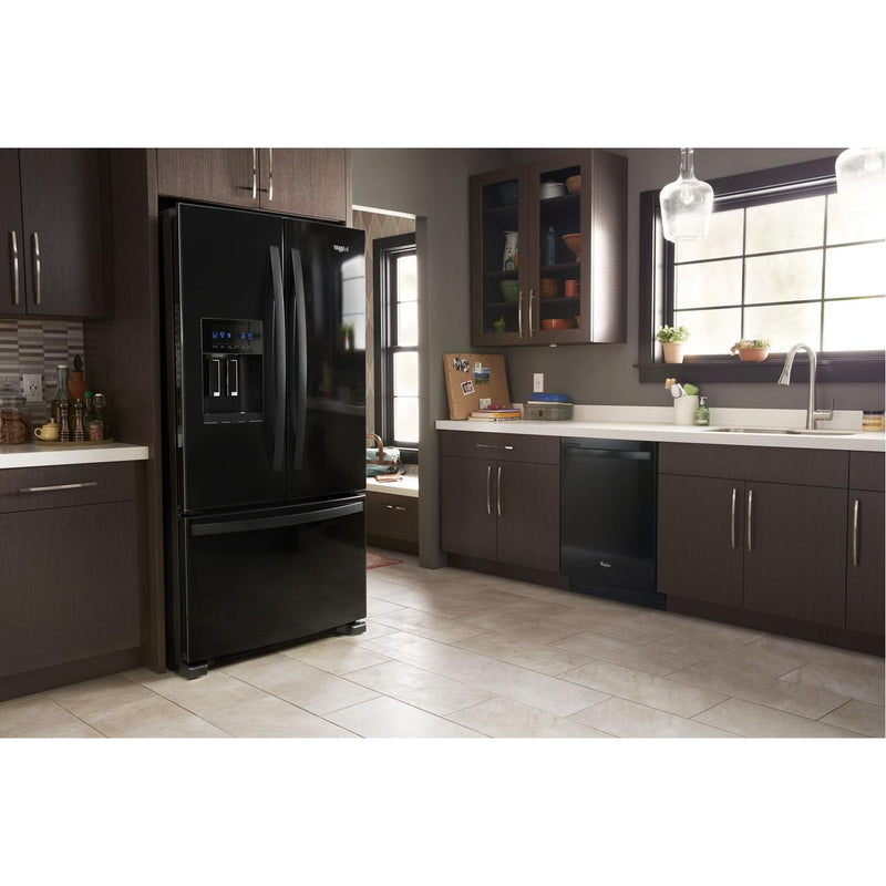 Whirlpool 36-inch, 24.7 cu. ft. French 3-Door Refrigerator with Ice and Water Dispensing System WRF555SDHB IMAGE 5