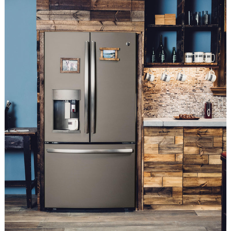 GE Profile 36-inch, 27.8 cu.ft. Freestanding French 3-Door Refrigerator with Keurig® K-Cup® Brewing System PFE28PMKES IMAGE 18