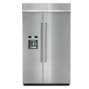 KitchenAid 48-inch, 29.5 cu.ft. Built-in Side-by-Side Refrigerator with Water and Ice Dispensing System KBSD618ESS
