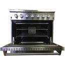 Thor Kitchen 36-inch Freestanding Dual-Fuel Range HRD3606U (HRD3606U)