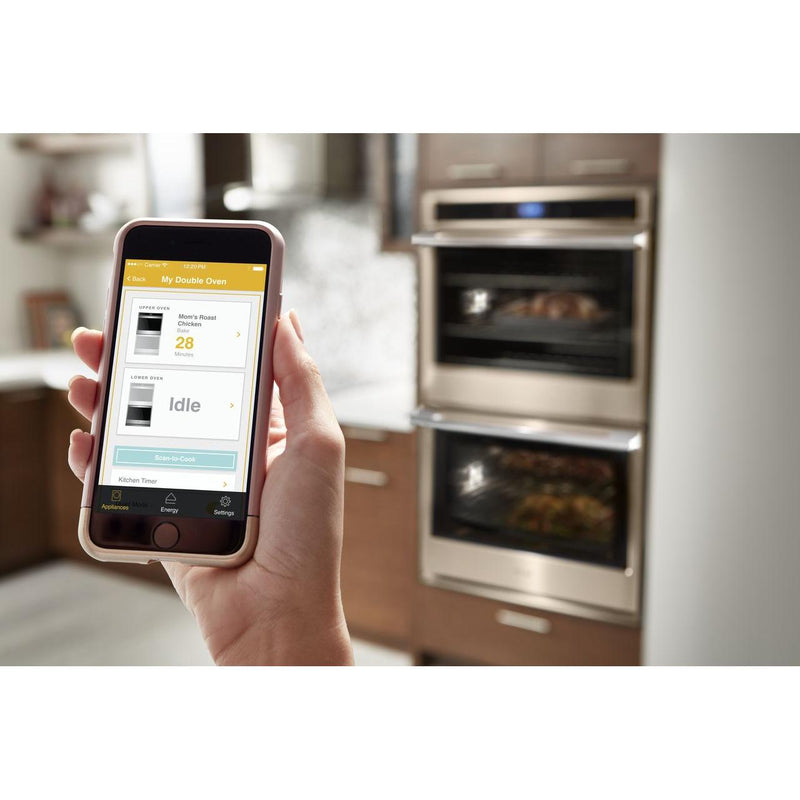 Whirlpool 30-inch, 10.0 cu. ft. Built-in Double Wall Oven with True Convection Cooking WODA7EC0HN IMAGE 3