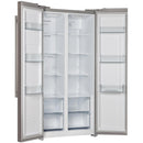 Forno 33-inch, 15.6 cu.ft. Freestanding Side-by-Side Refrigerator with LED Display on Door FFRBI1805-33SBFFRBI180533SB
