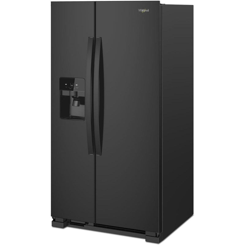 Whirlpool 36-inch, 24.5 cu. ft. Side-by-Side Freestanding Refrigerator with Exterior Ice and Water Dispenser with EveryDrop™ Water Filtration WRS555SIHB IMAGE 10