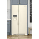 Whirlpool 36-inch, 24.6 cu. ft. Side-By-Side Refrigerator WRS315SDHT