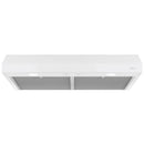 Broan 30-inch Glacier BCSD1 Series Under Cabinet Range Hood BCSD130WW