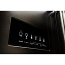 KitchenAid French 3-Door Refrigerator with External Water and Ice Dispensing System KRFF577KBS