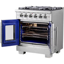 Forno 30-inch Capriasca Freestanding Gas Range with French Door FFSGS6460-30FFSGS646030