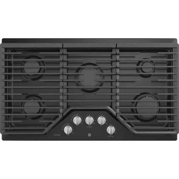 GE Profile 36-inch Built-In Gas Cooktop with MAX Burner System PGP7036DLBB IMAGE 1