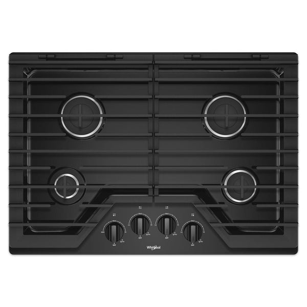 Whirlpool 30-inch Built-in Gas Cooktop with EZ-2-Lift™ WCG55US0HB IMAGE 1