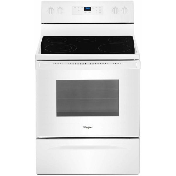 Whirlpool 30-inch Freestanding Electric Range with 5 Elements WFE505W0HW IMAGE 1