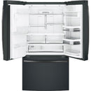 GE Profile 36-inch, 22.2 Cu. Ft. French 3-Door Refrigerator with Keurig® K-Cup® Brewing System PYE22PELDS IMAGE 2