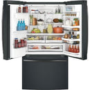 GE Profile 36-inch, 22.2 Cu. Ft. French 3-Door Refrigerator with Keurig® K-Cup® Brewing System PYE22PELDS IMAGE 3