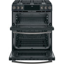 GE Profile 30-inch Slide-in Gas Range with Wi-Fi Connect PGS960FELDS IMAGE 2