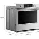 KitchenAid 27-inch Built-in Single Wall Oven with Convection Technology KOES727SPS (KOES727SPS)