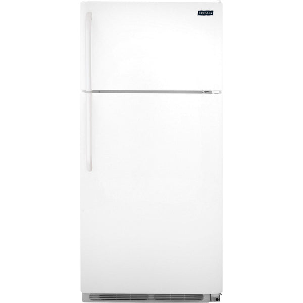 Crosley 30-inch, 18 cu.ft. Freestanding Top Freezer Refrigerator CRTE182TW IMAGE 1