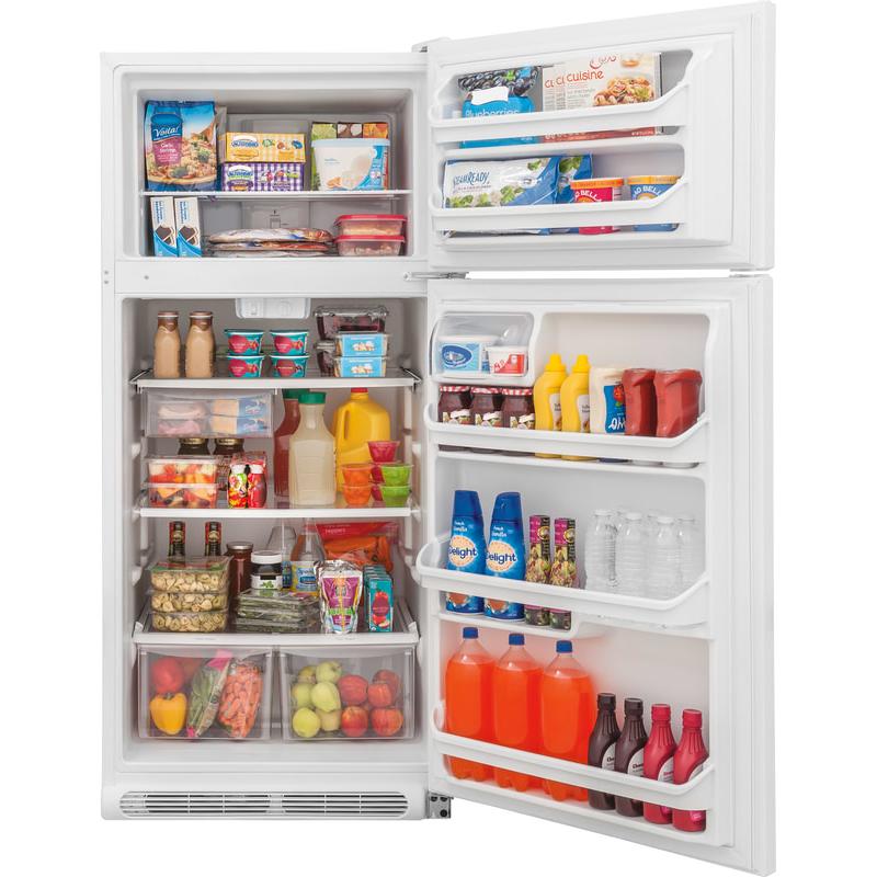 Crosley 30-inch, 18 cu.ft. Freestanding Top Freezer Refrigerator CRTE182TW IMAGE 6