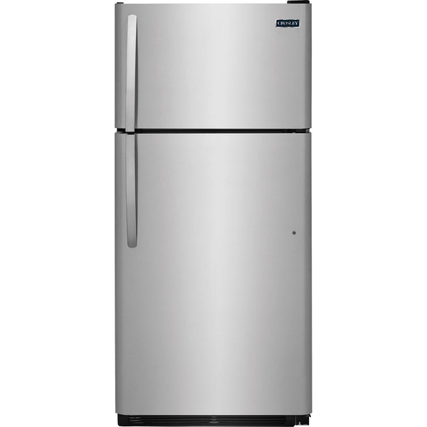 Crosley 30-inch, 18 cu.ft. Freestanding Top Freezer Refrigerator CRTE182TS IMAGE 1