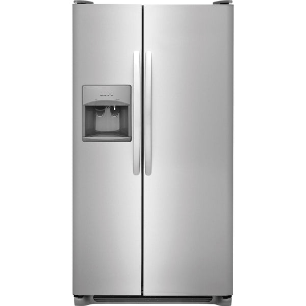 Crosley 33-inch, 22.1 cu.ft. Freestanding Side-by-Side Refrigerator with External Water and Ice Dispensing System CRSE233TS IMAGE 1