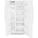 GE 33-inch, 23 cu. ft. Side-By-Side Refrigerator with Water and Ice Dispensing System GSS23GGPWW