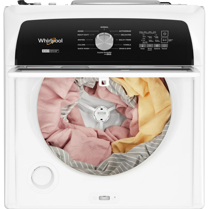 Whirlpool 4.7 cu. ft. Top Loading Washer with Removable Agitator WTW5057LW (WTW5057LW)