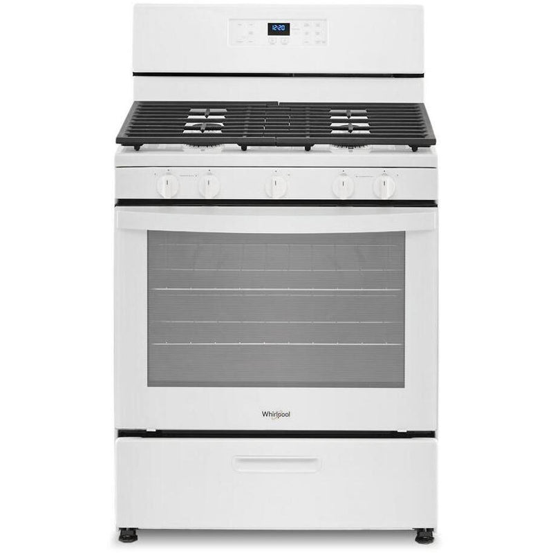 Whirlpool 30-inch Freestanding Gas Range with Frozen Bake™ Technology WFG505M0MW
