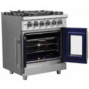 Forno 30-inch Freestanding Electric Dual Fuel Raneg FFSGS6325-30FFSGS632530