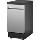 GE 18-inch Portable Dishwasher with Sanitize Option GPT145SSLSS (Stainless Steel) (GPT145SSLSS)