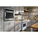 KitchenAid 30-inch Freestanding Gas Range with Even-Heat™ True Convection KFGC500JMBKFGC500JMB