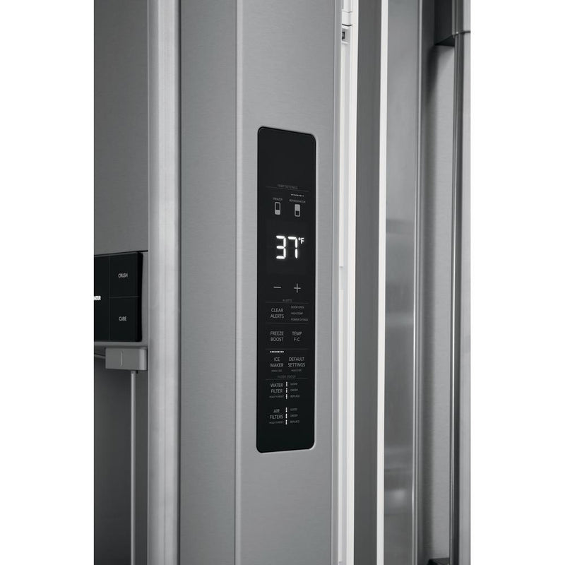 Frigidaire Professional 36-inch, 21.8 cu.ft. Counter-Depth French 4-Door Refrigerator with External Water and Ice System PRMC2285AF