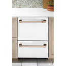 Caf? 24-inch, Built-in Dishwasher (Matte White/Brushed Bronze) CDD420P4TW2 (CDD420P4TW2)