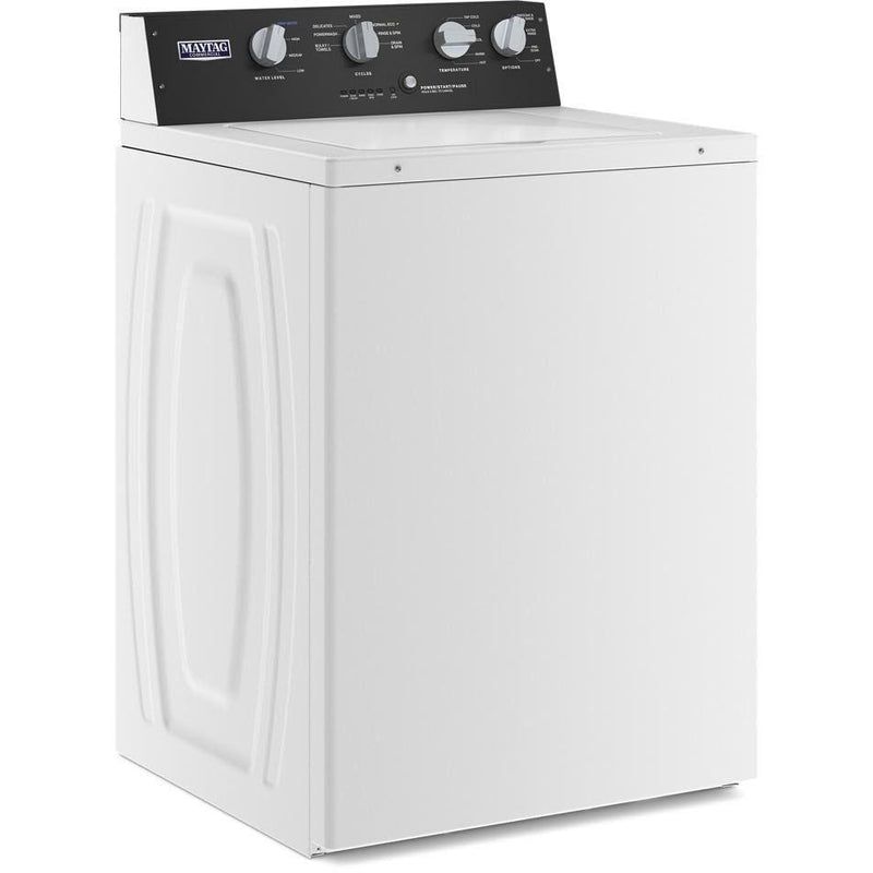 Maytag Commercial Laundry 3.5 cu. ft. Top Loading Washer with Dual-Action Agitator MVWP586GW (MVWP586GW)