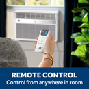 GE 8,000 BTU Smart Electric Window Air Conditioner (White)