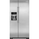 KitchenAid 36-inch, 22.6 cu. ft. Counter-Depth Side-by-Side Refrigerator with Ice and Water KRSC503ESS