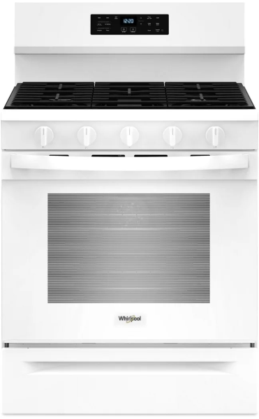 30-inch Gas Range with Air Cooking Technology, No Preheat Air Fry and Air Baking and Self Clean (WFGS5030RW)