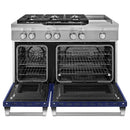 KitchenAid 48-inch Freestanding Dual-Fuel Range with Even-Heat™ KDRS483VBU