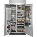 KitchenAid 42-inch, 25.1 cu. ft. Built-in Side-by-Side Refrigerator with External Water and Ice Dispensing System KBSD702MSSKBSD702MSS