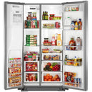 Whirlpool 36-inch, 19.9 cu. ft. Counter-Depth Side-by-Side Refrigerator with Ice and Water WRS970CIDM