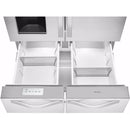 Whirlpool 36-inch, 25.76 cu. ft. French 5-Door Refrigerator WRV986FDEM