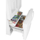 GE 36-inch, 25.6 cu. ft. French 3-Door Refrigerator GFE26JGMWW