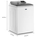 Maytag 5.3 cu.ft. Top Loading Washer with Wi-Fi Connectivity MVW7232HW