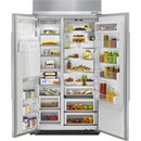 KitchenAid 42-inch, 25.5 cu.ft. Built-in Side-by-Side Refrigerator with Ice and Water Dispensing System KBSD602ESSKBSD602ESS