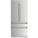 Caf? 36-inch, 20.2 cu. ft. Fully-Integrated French 3-Door Refrigerator with Wi-Fi Connect (Stainless Steel/Brushed Stainless) CIP36NP2VS1 (CIP36NP2VS1)