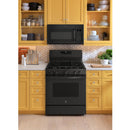 GE 30-inch Freestanding Gas Range with Center Oval Burner GGF500PVBBGGF500PVBB