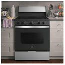 GE 30-inch Freestanding Electric Range with Radiant Smooth Cooktop JB480STSSJB480STSS