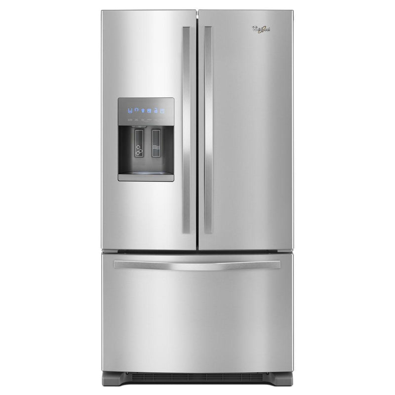Whirlpool 36-inch, 24.7 cu. ft. French 3-Door Refrigerator with Ice and Water Dispensing System WRF555SDFZ (WRF555SDFZ)
